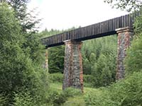 Loch Ard forest. One of the many viaducts this route takes you past.