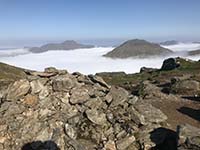 Ben Arthur - The Cobbler. A great day for running when you get above the mist and the sun comes out