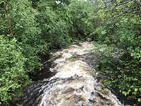 Glen Finglas loop. The small burn after heavy rainfall