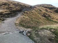 Dumyat hill run. New path from 2018 leading up the hill