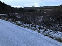 Queen Elizabeth forest park. Ben Venue with a cap of snow