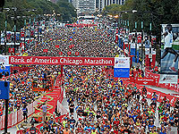 Chicago marathon. Image from Chicago marathon