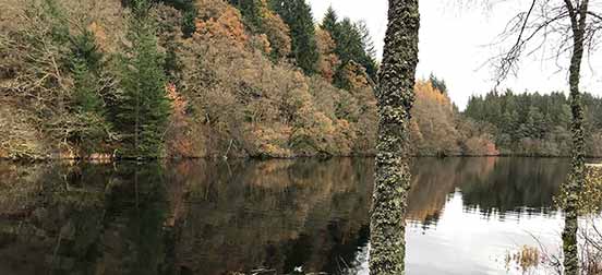 Trail route Aberfoyle to Loch Venachar