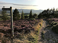 Scolty hill and more. Rocky part of the path