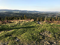 Scolty hill and more. The path that took us to the top