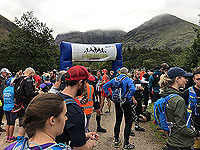 Glen Coe Marathon. Nerves starting to build