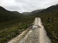 Glen Coe Marathon. Long open stretches