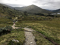 Glen Coe Marathon. Looking back at the run