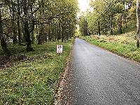 Loch Rannoch Marathon. Just over one mile to go