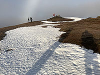 Ben Ledi. Winter morning at the top