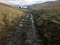 Killin - Lochan Breaclaich. Soon to turn into a tarred road