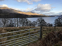 Killin - Lochan Breaclaich. Looking north up the loch