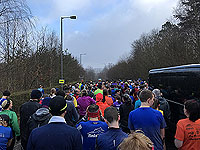 Balloch to Clydebank half. Another look at the start line