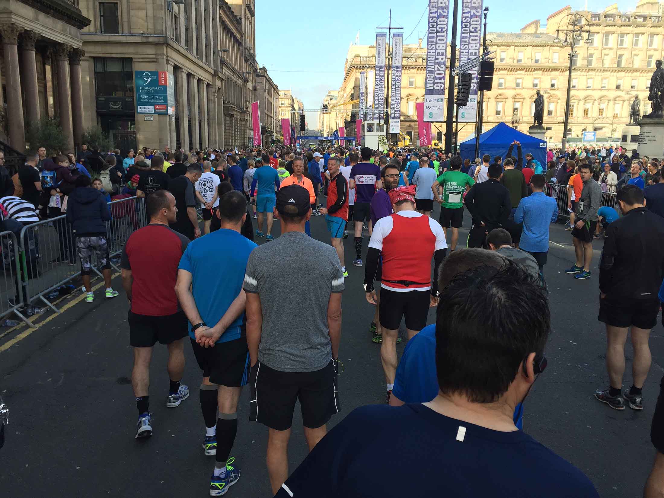 Glasgow half marathon route information