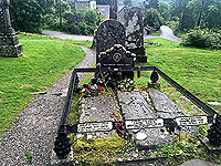 Lochs Voil and Doine. Rob Roy's grave. Small diversion needed.