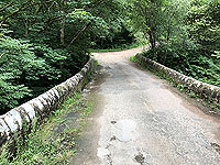 Clauchland hills fort. Small bridge