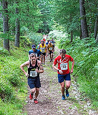 Aboyne games hill run. The pace starts to slow
