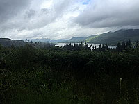 Past The Stank. First sight of the loch