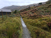 Loch Affric loop. Strat of the trail path