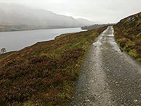 Loch Affric loop. Loch Affric to the left
