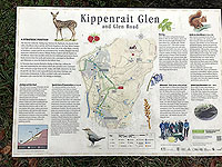 Sheriffmuir loop. Glen Road information sign