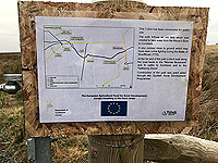 Sheriffmuir loop. Information sign